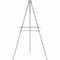 Quartet Heavy-Duty Tripod Easel, 1" Aluminum Legs, 38"-66", Silver QRT55E - alternate 3